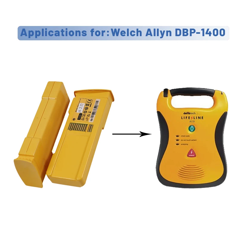 Замена аккумуляторной батареи 15 В 1400 мАч Li Mn02 медицинская основа стандартная