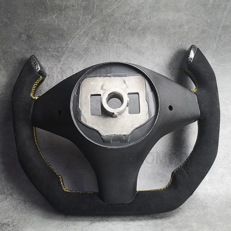 Рулевое колесо Pilot из гладкой кожи под заказ для Tesla Model S X 2014-2022