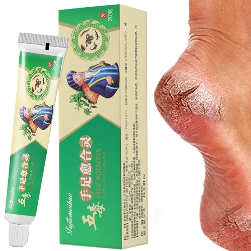 

Herb Anti Crack Foot Cream Drynes Foot Mask Heel Cracked Repair Cream Hand Mositurizing Removal Callus Dead Skin Hands Feet Care
