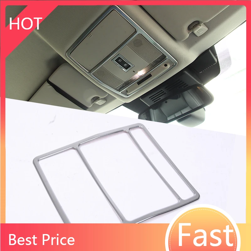 

For Land Rover Discovery Sport 2015 For Evoque Car Accessories ABS Chrome Reading Light Frame Cover Trim fast ship