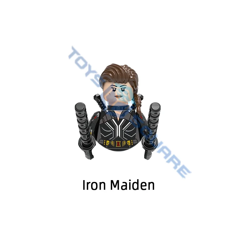 Конструктор Iron Maiden Taskmaster Yelena Черная Вдова красный Хранитель модель кубики MOC