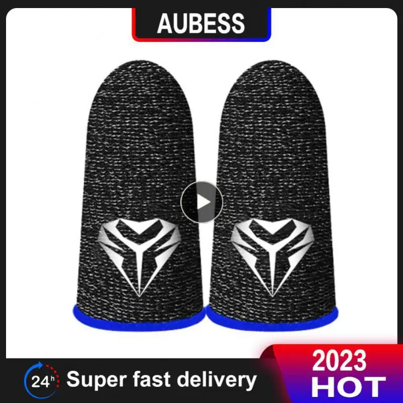 

Breathable Sensitive Cover 1pair Game Finger Cots Sensitive Mobile Touch Finger Cover For Pubg Gaming Accessorie Durable