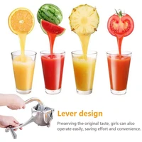 new manual juice squeezer aluminum alloy hand pressure juicer pomegranate orange lemon sugar cane juice kitchen fruit tool