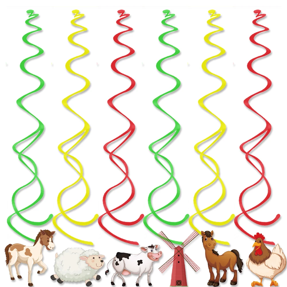 Farm Barn Animals La Granja Party Decoration Ceiling Balloon Arch Garland Kit Farmhouse Decor For Birthday Baby Shower Supplies images - 6