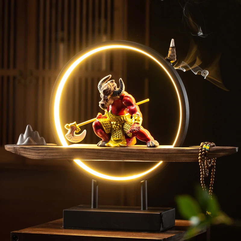 

Chinese Wood Incense Burner Chinese Smoke Art Waterfall Diffus Incense Burner Smell Aesthetic Quemador De Incienso Decoration