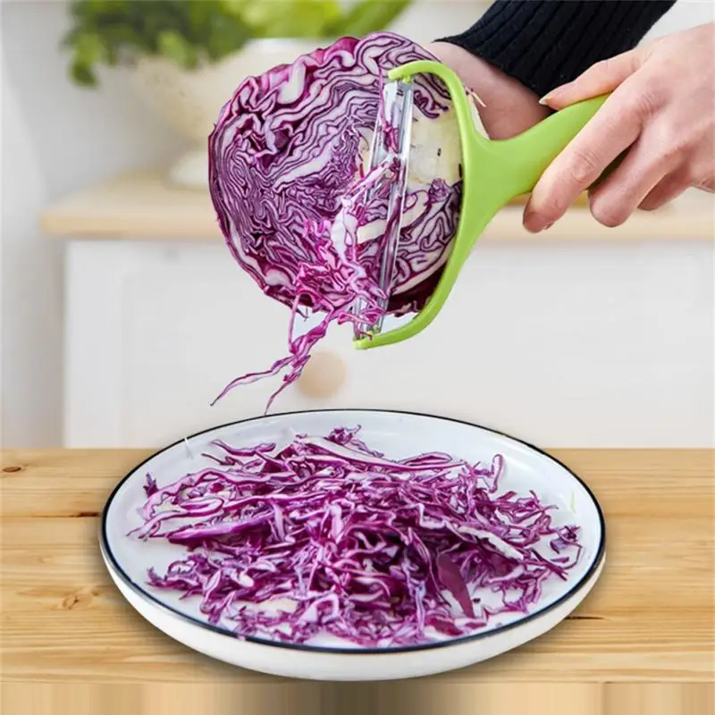 

Vegetable Fruit Potato Peeler Green Cabbage Shredder Stainless Steel Vegetable Peeler Kitchen Chopper Cabbage Shredder Peeler