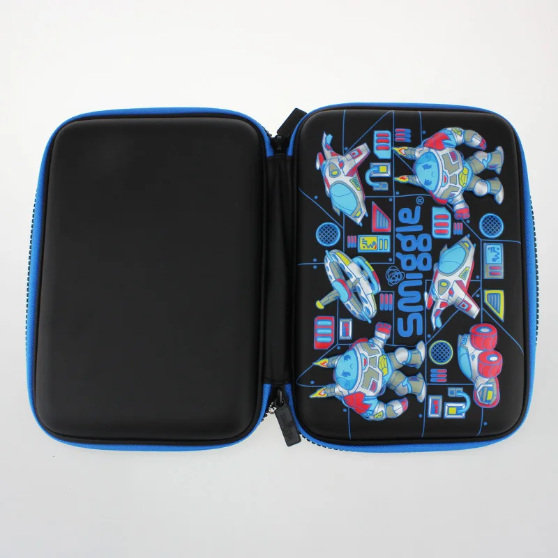 Новый чехол для карандашей Smiggle мальчиков Eva Alien Kawaii мультяшные рисунки классные
