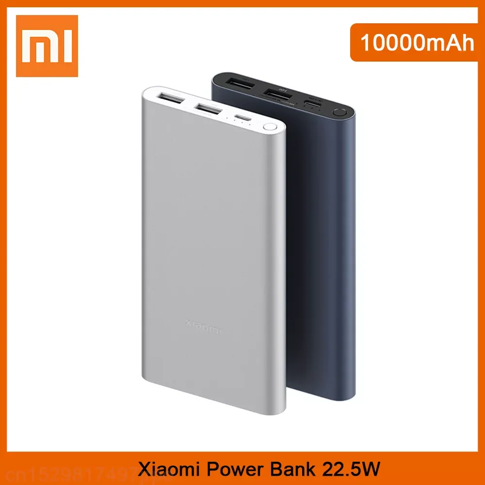 

NEW Original NEW Xiaomi Power Bank 10000mAh 22.5W Type C QC3.0 Two Way Fast Charging MAX Mini Portable Charger PD 20W for IPhone