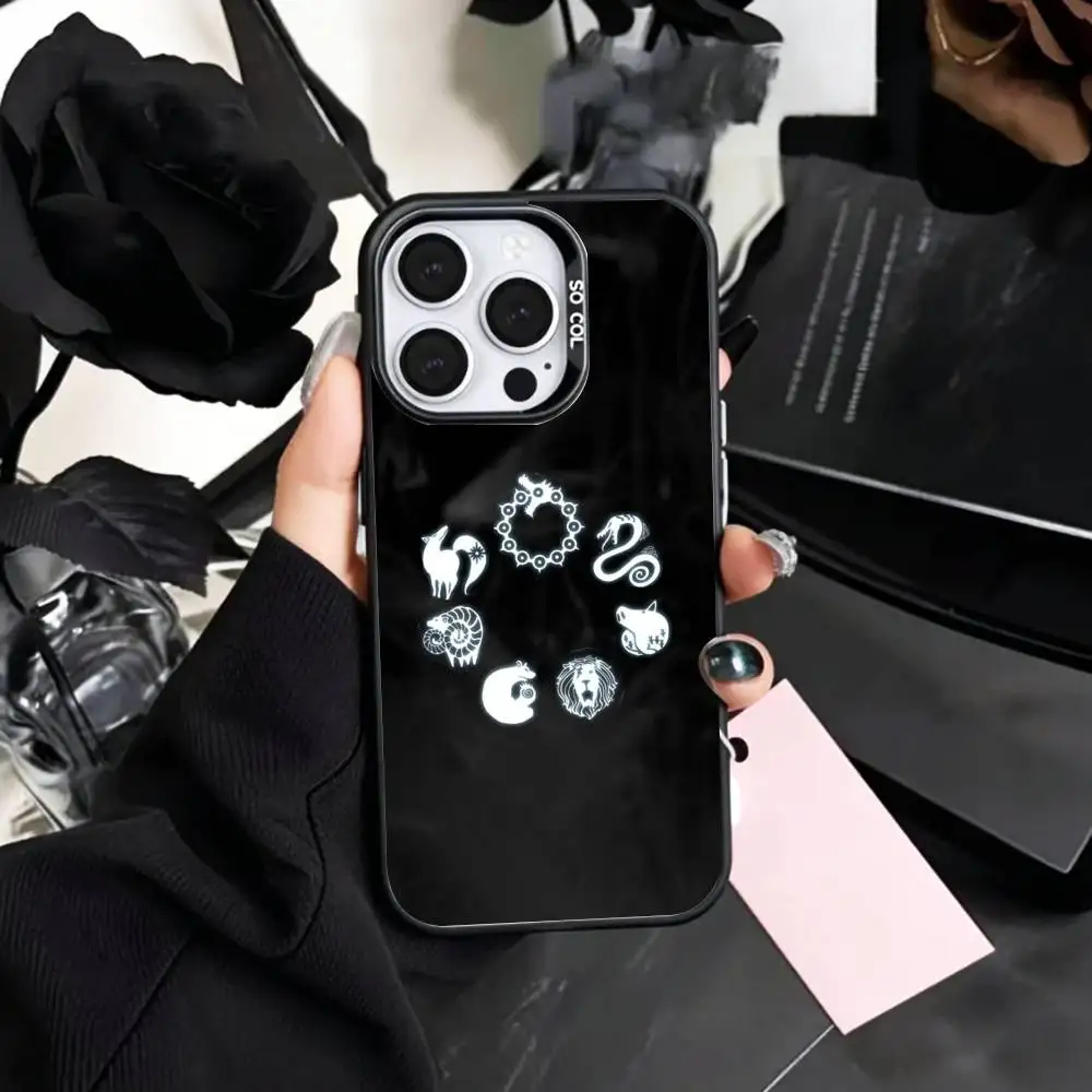 Чехол для телефона «S-Seven Deadly S-Sins» для iPhone 17, 16, 15, 14, 13, 12, 11 Plus, Pro Max, цветной, с серебряным покрытием внутри (art.: 3920da3105e29) - 3920da3105e29