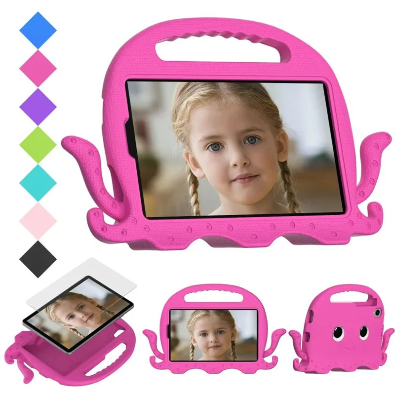 

For Lenovo Tab M10 Plus TB-X606F X606X 3rd Gen TB-125F 128F TB-328FU 10.6 Kid Safe EVA Tablet Case K10 TB-X6C6 TB-X306F Cover