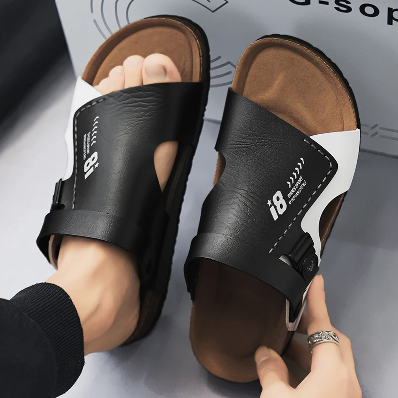 Сандалии и тапочки мужские универсальные стильные дышащие пляжные для отдыха