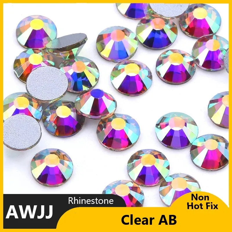 AWJJ Boutique Crystal AB не горячая фиксация Женская задняя планка ткань одежда искусство