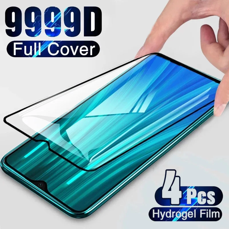 

4 шт. закаленное стекло для Xiaomi Redmi Note 9 8 10 11 Pro, Защита экрана для Poco X3 X4 M3 M4 Pro NFC X3 F3 F4 GT, стеклянная пленка