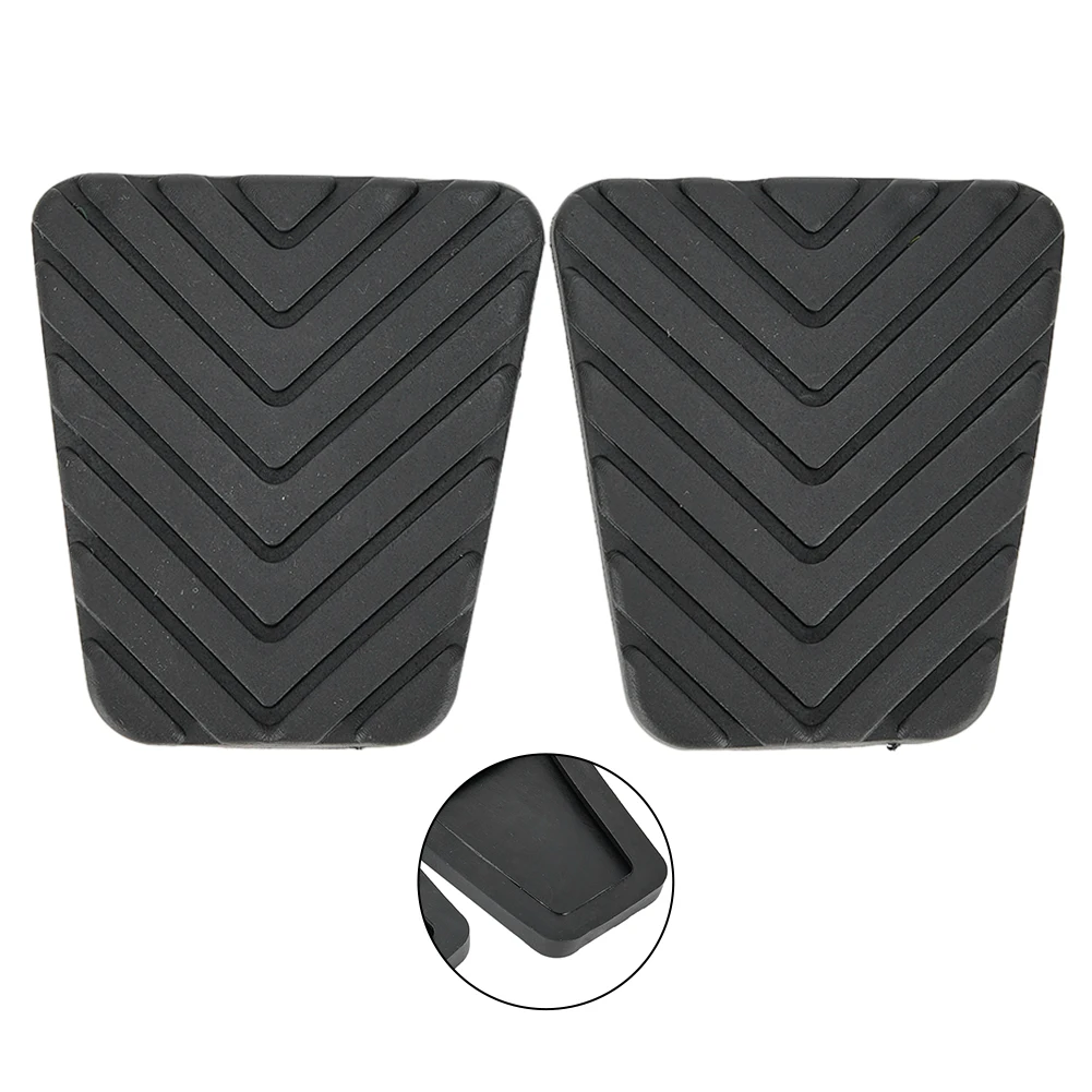 

Clutch Pedal Cushion Pedal Pad Accessories Black Cover Pair Parts Replacement Rubber 32825-36000 6.3*5.6*1.1cm