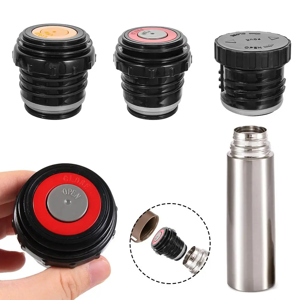 

1PC New Plastic Vacuum Bottle Cover Thermal Cup Lid Plug Thermos Mug Stopper Outdoor Replacement Cover Camping Accessories