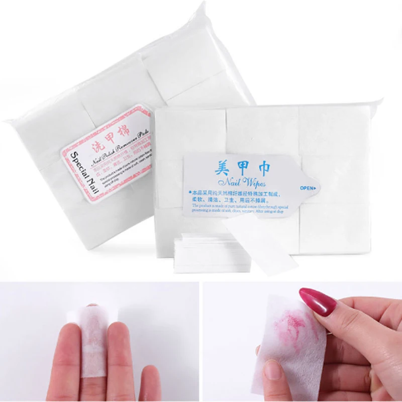 

Nail Polish Remover Cotton Polish Lint-Free Wipes Napkins Disposable Cosmetic Wash Towel Cotton Manicure Tools Wipe Accessories