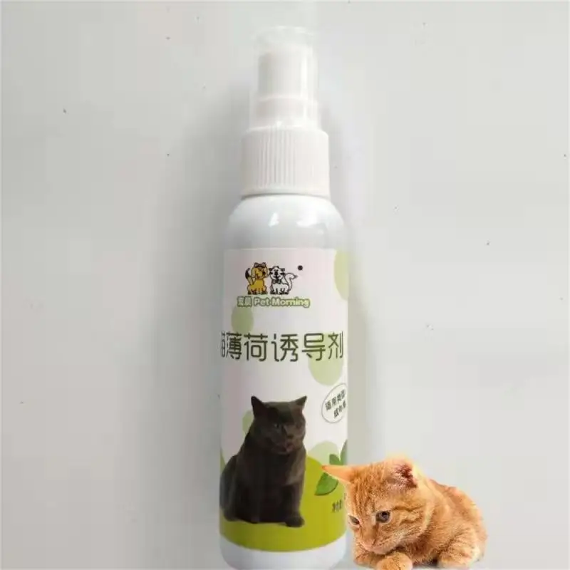 

New Cat Catnip Spray Healthy Ingredients Catnip Spray For Kittens Cats Attractant Easy To Use & Safe For Pets Gifts 50ml