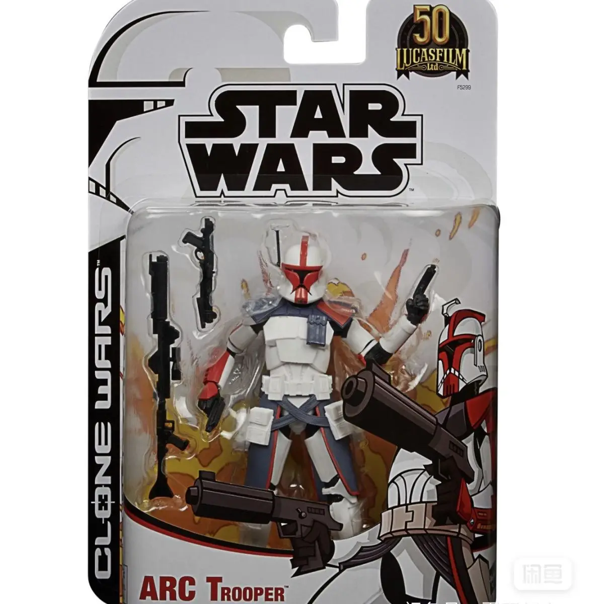 

Hasbro Star Wars Arc Clone Captain 6-Inch Hanging Card