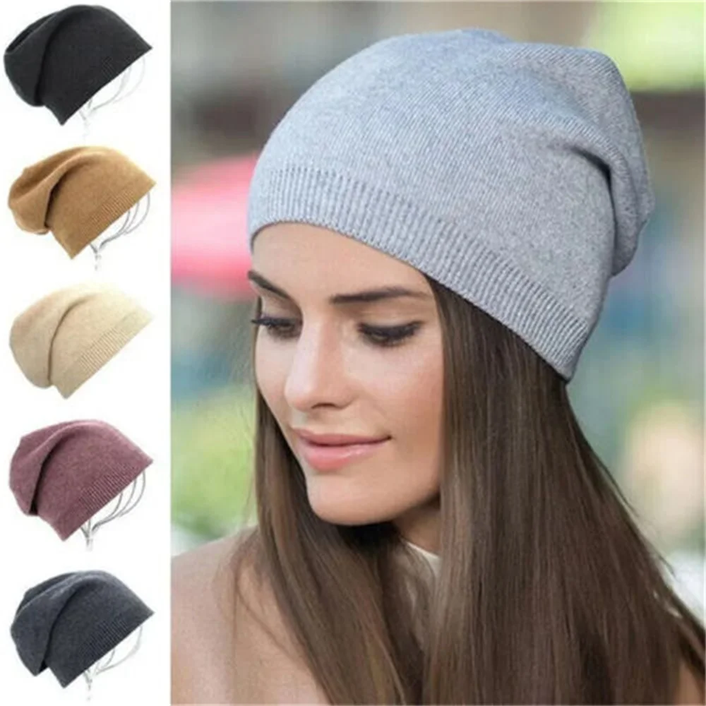 

Cashmere Knitting Casual Outdoor Street Cashmere Knitted Beanies Hat Unisex Winter Warm Skiing Cap Sombrero De Beanie 2022