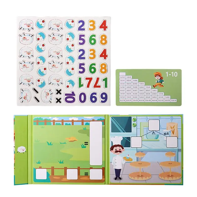 

Обучающие математические игрушки, детская Дошкольная Игрушка 2-в-1, математические материалы Монтессори, обучающая игрушка для детей