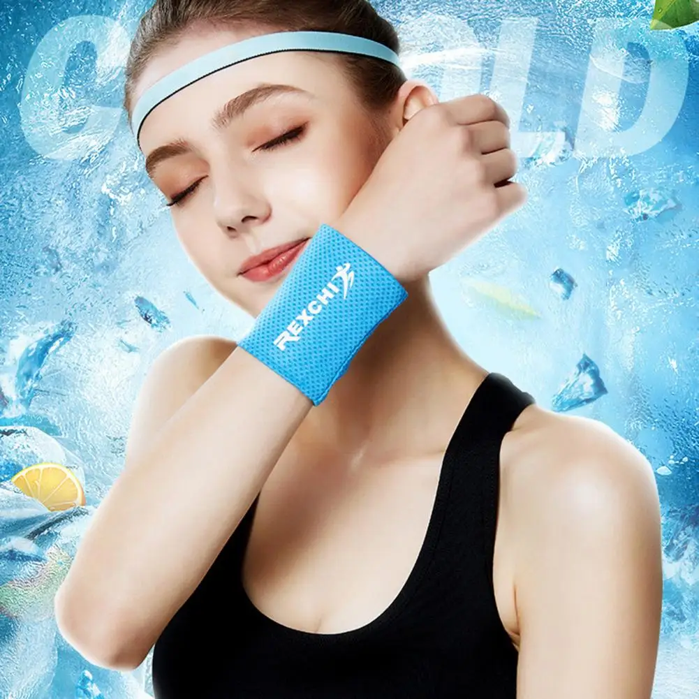 

1 Pair Unisex Sport Sweatband Wristband Wrist Protector Gym Running Sport Safety Wrist Support Brace Wrap Bandage