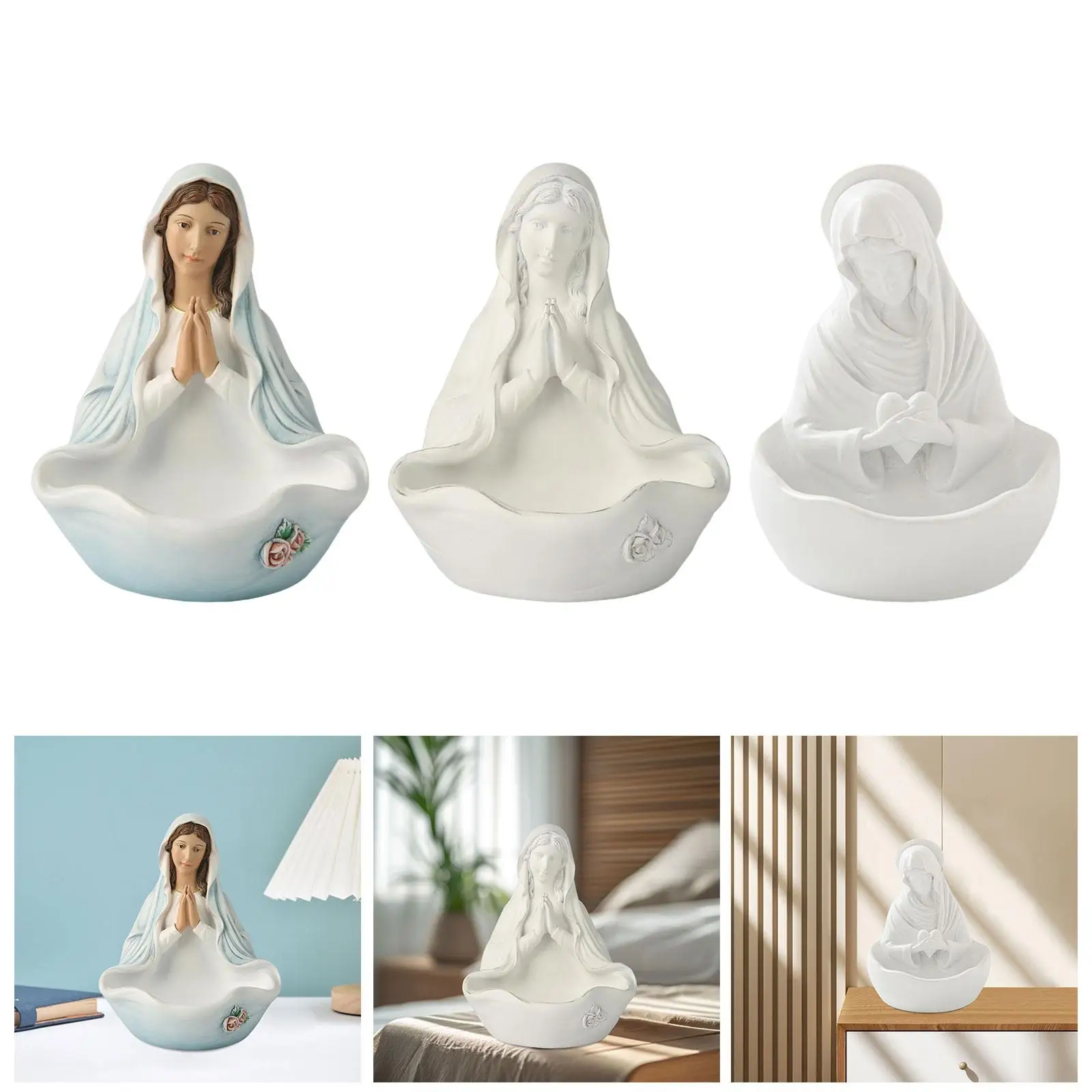 Статуя Девы Марии чаша для ключей декоративный поднос безделушек подарок