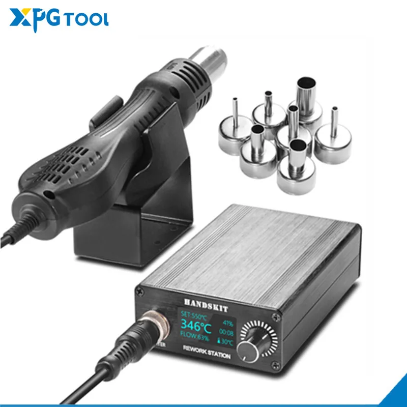 700W hot air gun welding machine welding station small intelligent constant temperature digital display maintenance tool