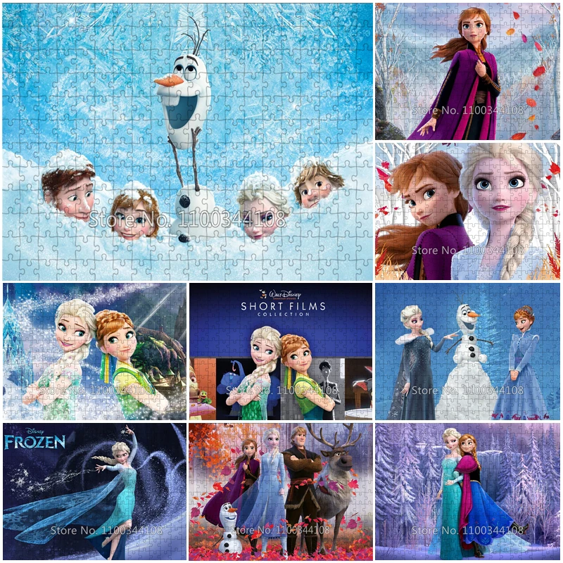 Пазл из фильма Disney Холодное сердце принцесса Анна Эльза пазлы для детей