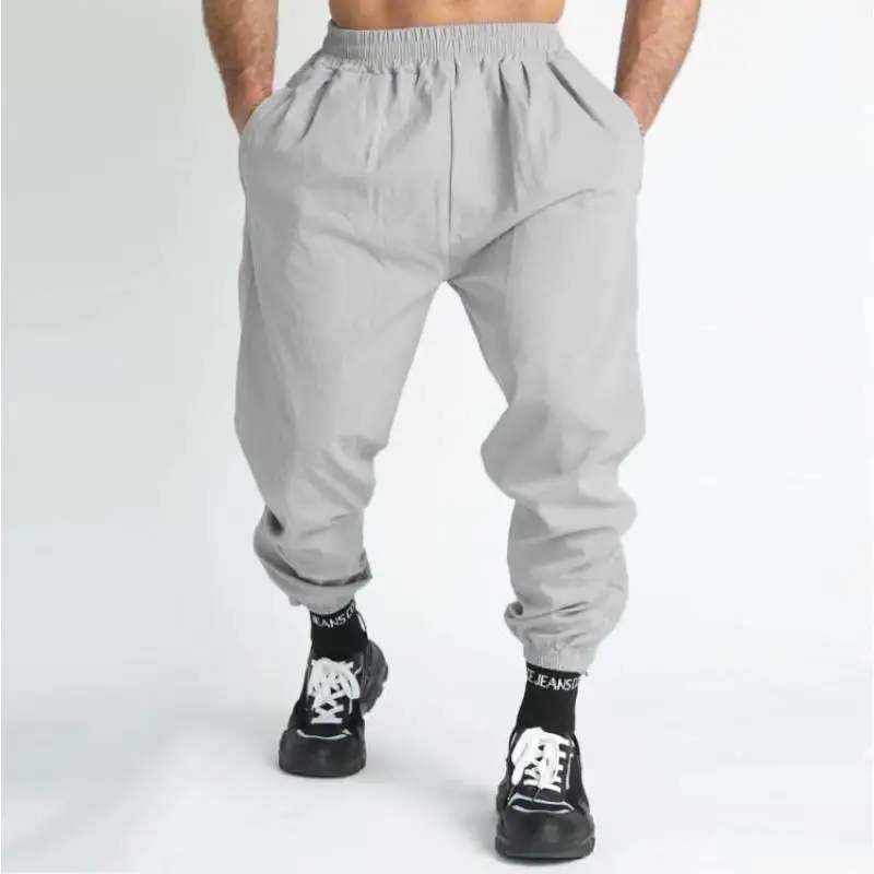 

Casual Loose Ankle-tied Baggy Pants Quick-dry Joggers Running Sports Sweatpants Trend Hip Hop Training Trousers Sportswear