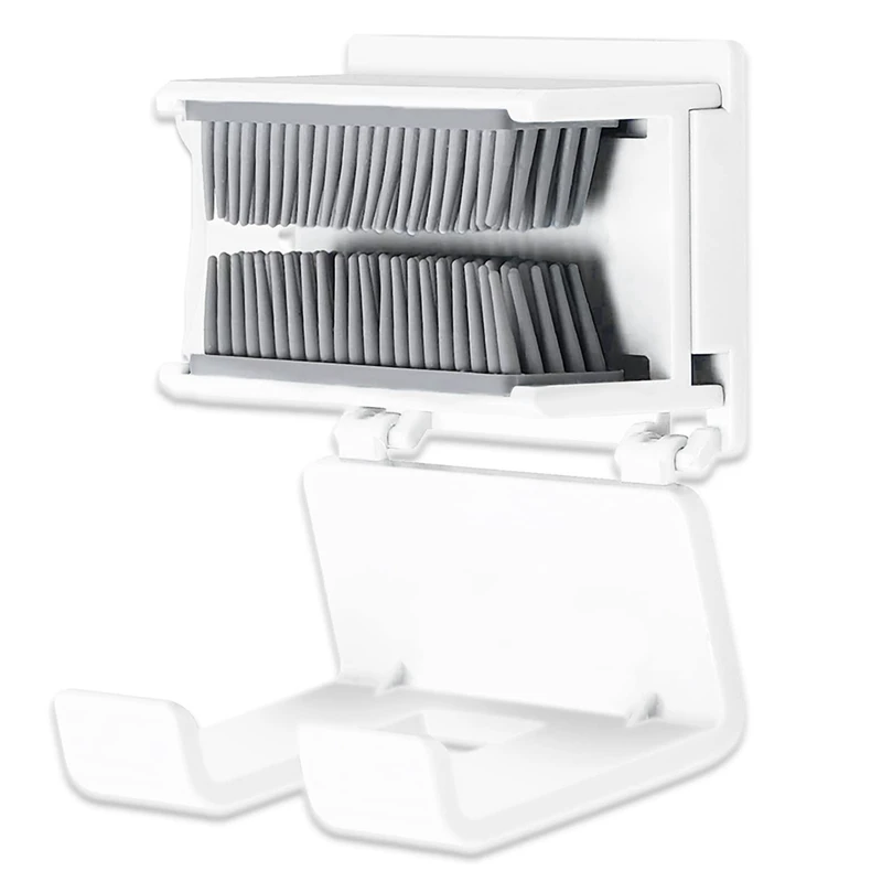 

Shower Hair Catcher Wall - Reusable Hair Catcher Shower Drain, 2 In 1 Detachable Hair Trap Hair Collector