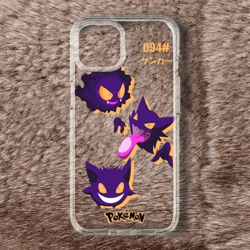 G-Gengars Anime Phone Case For Samsung GalaxyS20 S21 S30 FE Lite Plus A21 A51S Note20 Transparent Shell