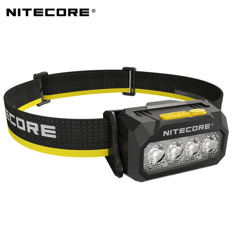 Фото Налобный фонарь NITECORE HA27 UHE, модульный, на батарейках ААА, 3 цветовые температуры, 800 люмен, светодиодный, с аккумулятором HLB1500, для ночных пробежек и кемпинга №3