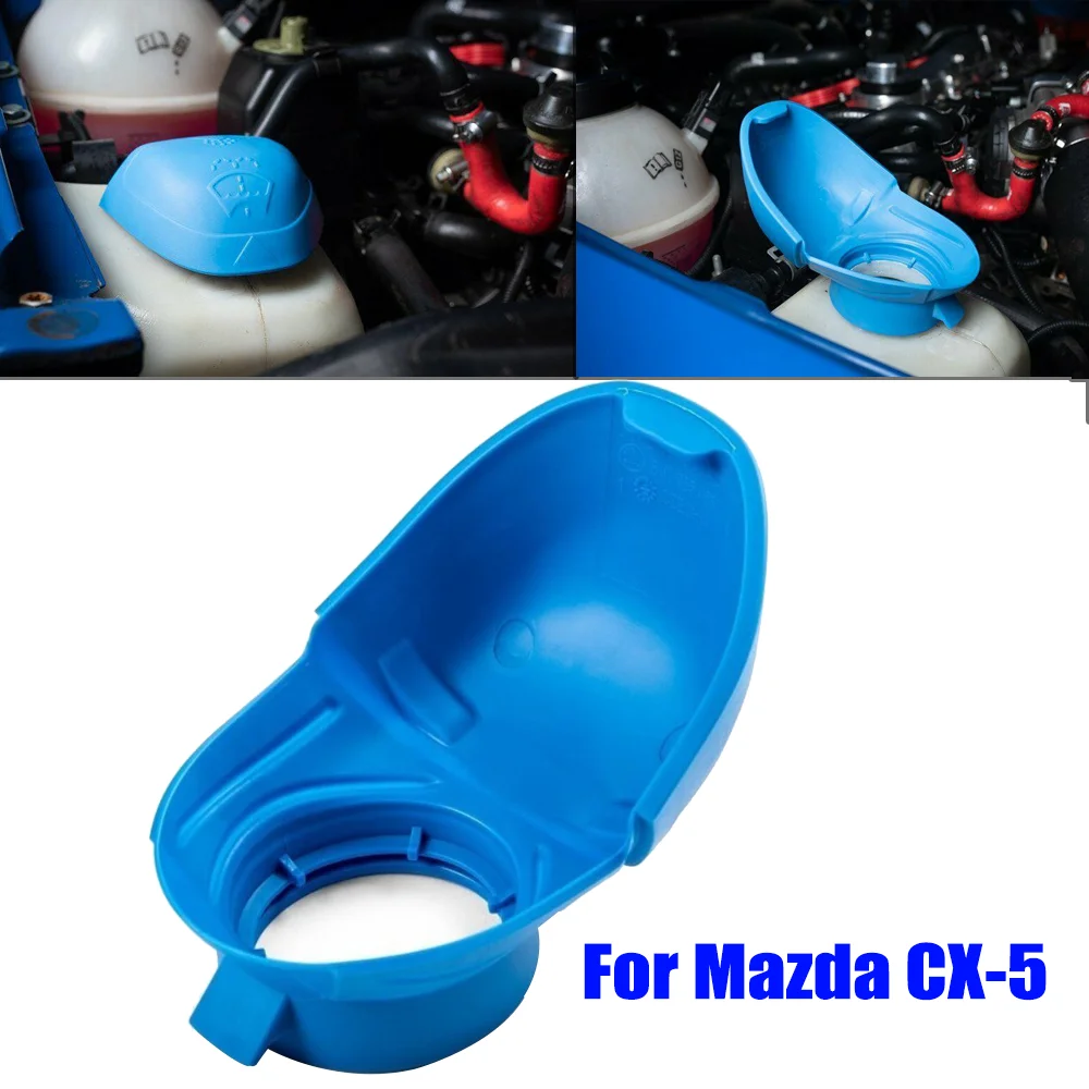 

Windshield Wiper Washer Fluid Reservoir Tank Bottle Cover Cap Lid For Mazda CX-5 1G 2013 2014 2015 2017 2018 2019 2020 2021 2022