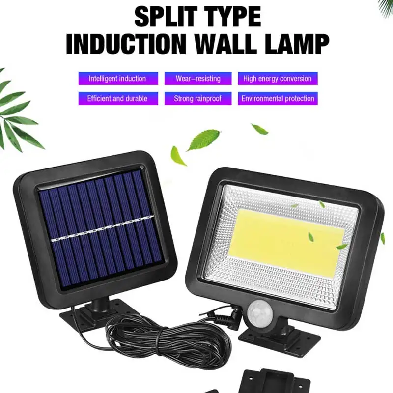 

160 COB LED Solar Powered Light Outdoor Motion Sensor Lamp Sunlight Waterproof Wall Emergency Street Security For Garden Decor