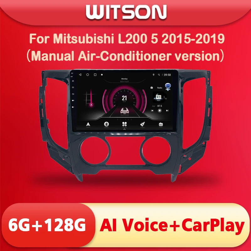 WITSON AI VOICE Android 11 Car Audio System Multimedia For MITSUBISHI TRITON 2017 Touch Screen Video 2din Wireless CarPlay WITSON AI VOICE Android 11 Car Audio System Multimedia For MITSUBISHI TRITON 2017 Touch Screen Video 2din Wireless CarPlay