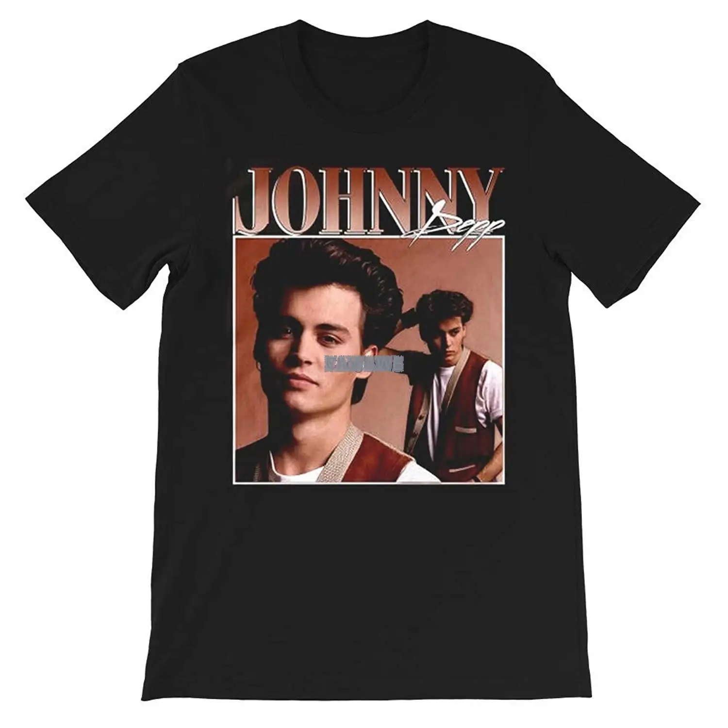 Мужская брендовая Футболка Джонни Депп 90-х годов винтажные Графические футболки