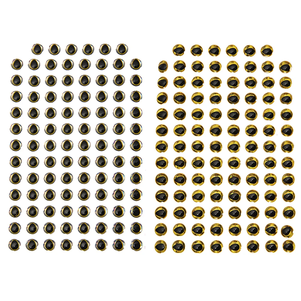 100 шт./компл. 3D фотоглаза 4 мм для завязывания мушек искусственная приманка рыбьи