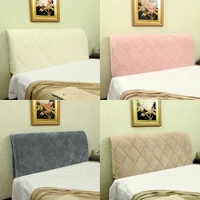 thick bedside cover bed back dust protector cover all inclusive headboard slipcover soft plush bed head covers european style