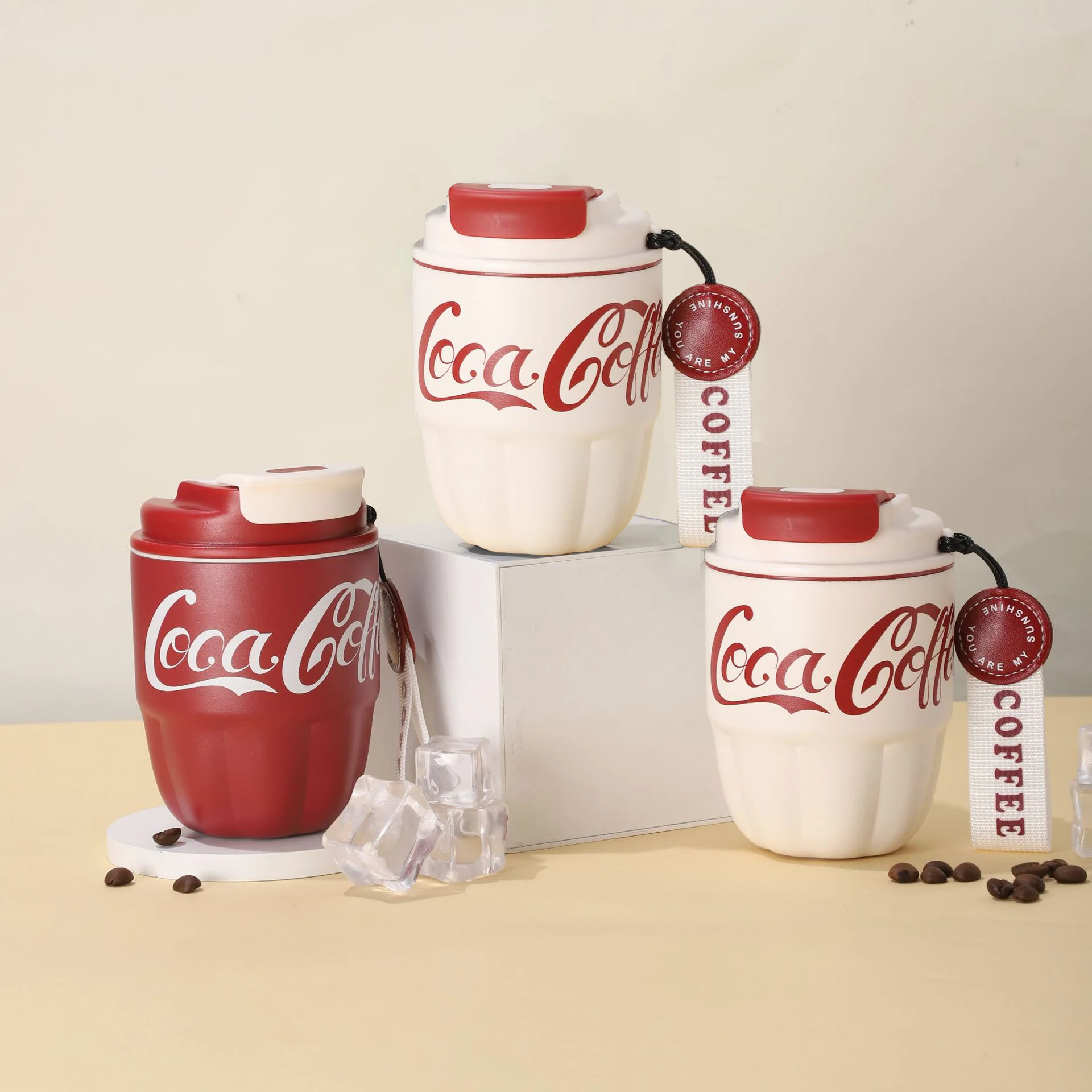 Новая кофейная кружка Coca-Cola высокого качества портативные офисные двойные