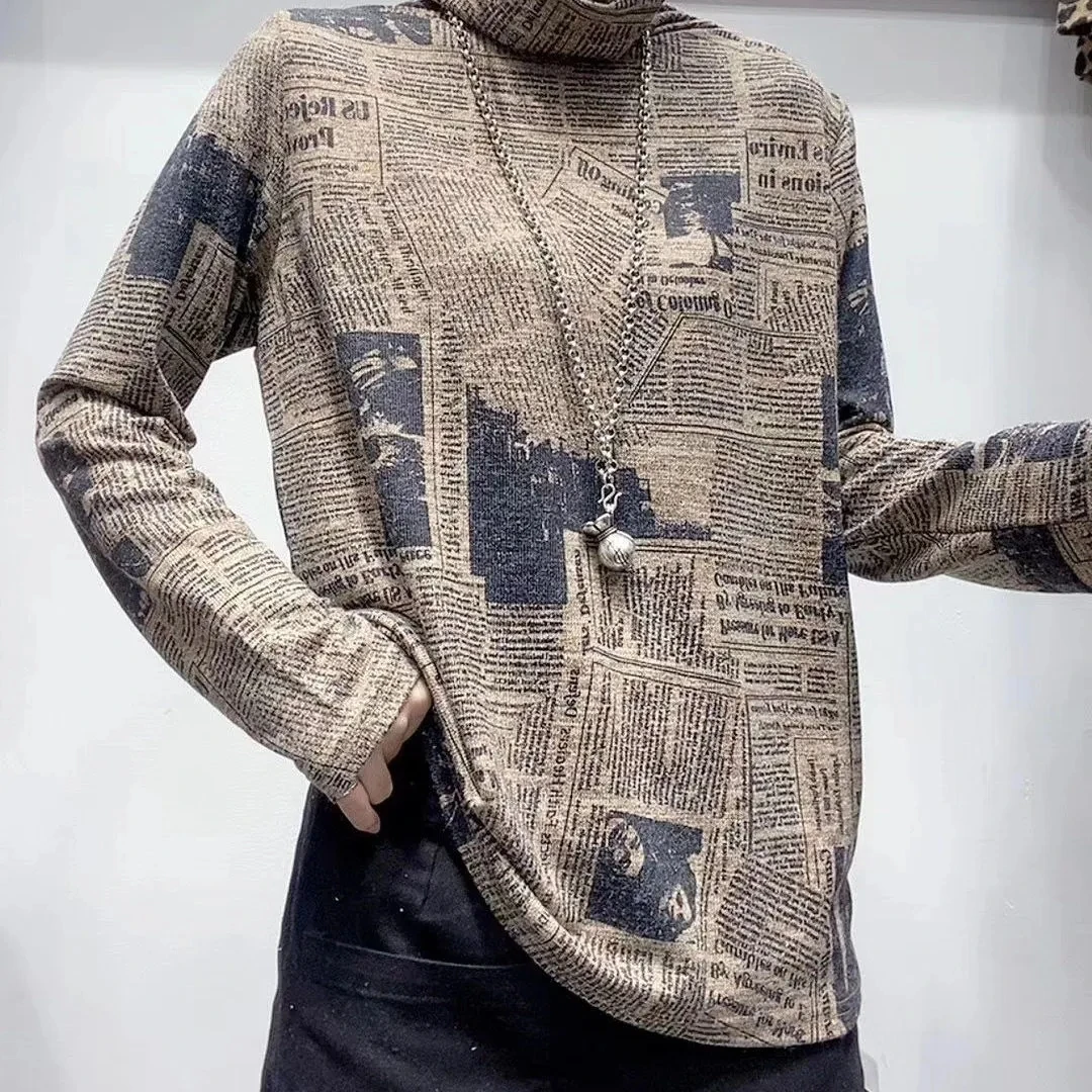 Элегантная модная повседневная футболка с принтом персонажей весна-осень 2022