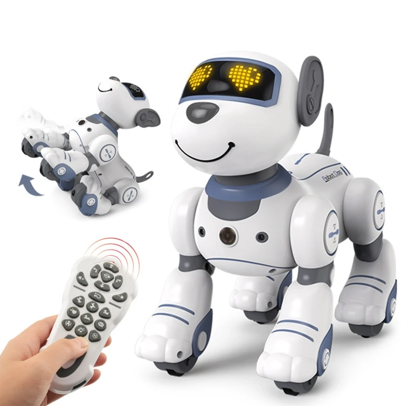 

Smart Remote Control Robot Dog RC Robotic Stunt Puppy Wireless RC Puppy Interactive Smart Toy Sing Dance Bark Walk