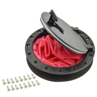 8 inches boat round non slip inspection hatch deck plate kit with waterproof storage bag for marine boat kayak hatch cover new