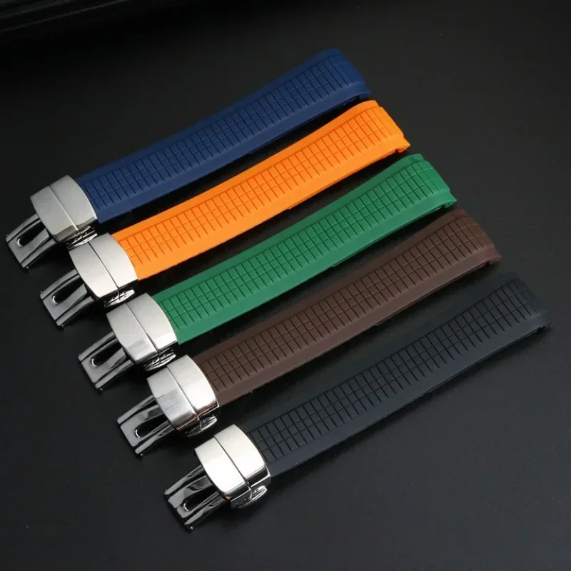 Ремешок Для Часов Из Силиконовой Резины 21 Мм Унисекс Patek Philippe Aquanaut Series 5164/5167