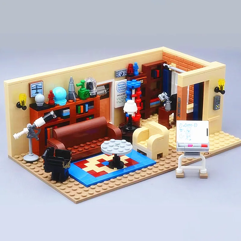 Американское ТВ Драма Большая Семейная Комната Bang Квартира Streetview Теория Друзей