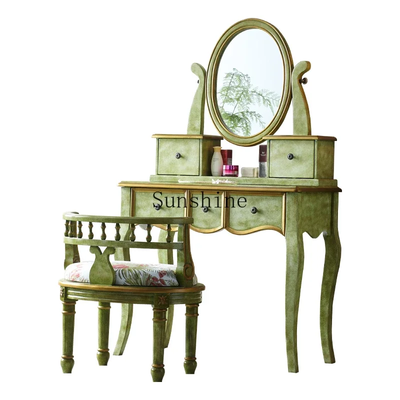 Американский кантри окрашенный диван для гостиной ретро-паркетный ящик