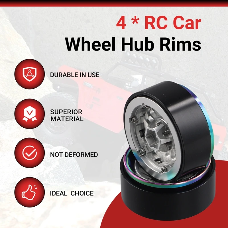 4 шт. колесные диски для гусеничного автомобиля 1 3 дюйма