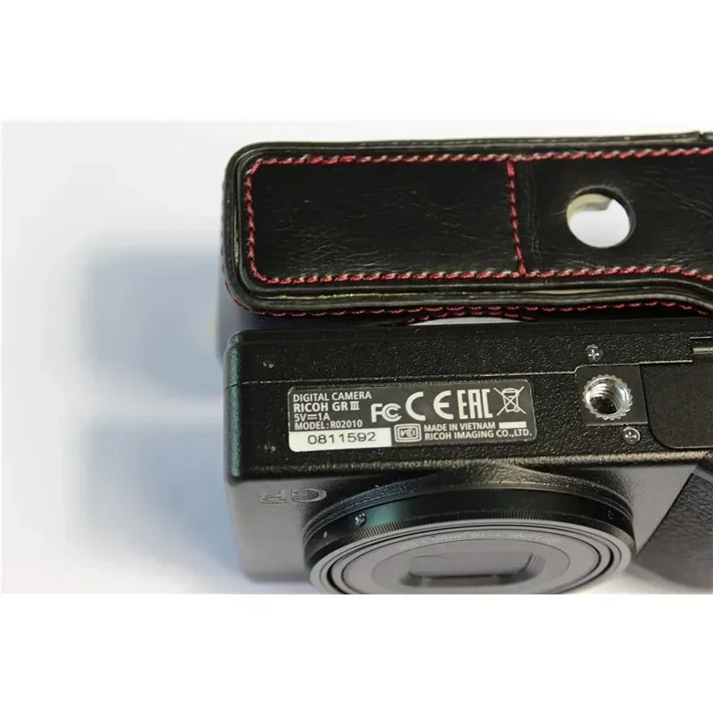 Чехол из искусственной кожи для Ricoh GRIII GR3 GR-3 с отверстием аккумулятора