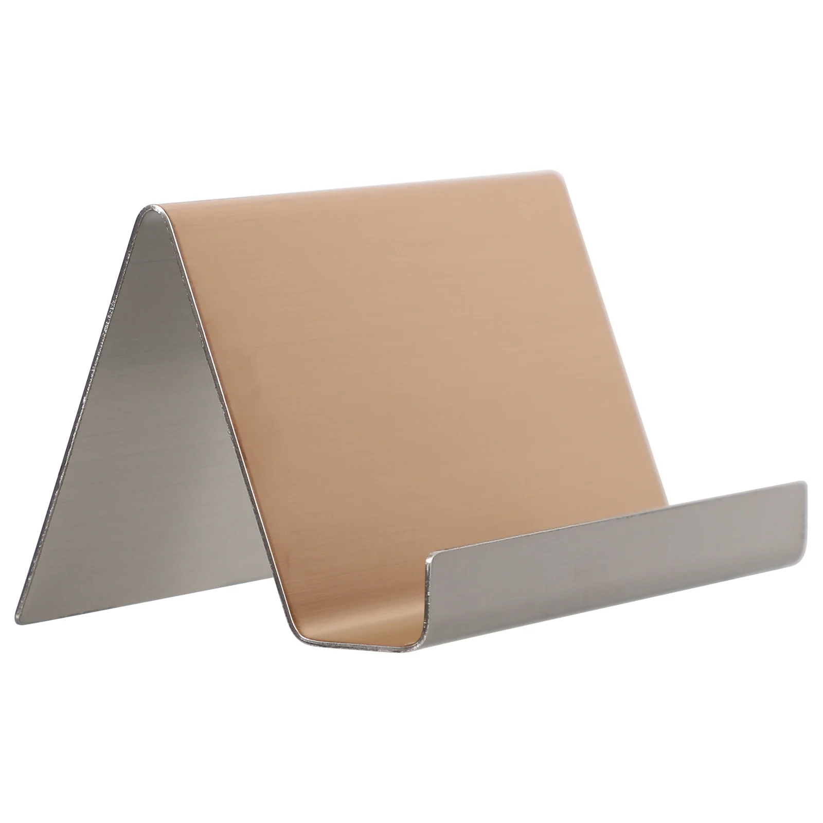 

Business Card Holder Metal Name Rack Display Stand Tabletop Desktop Cards Phone Mount