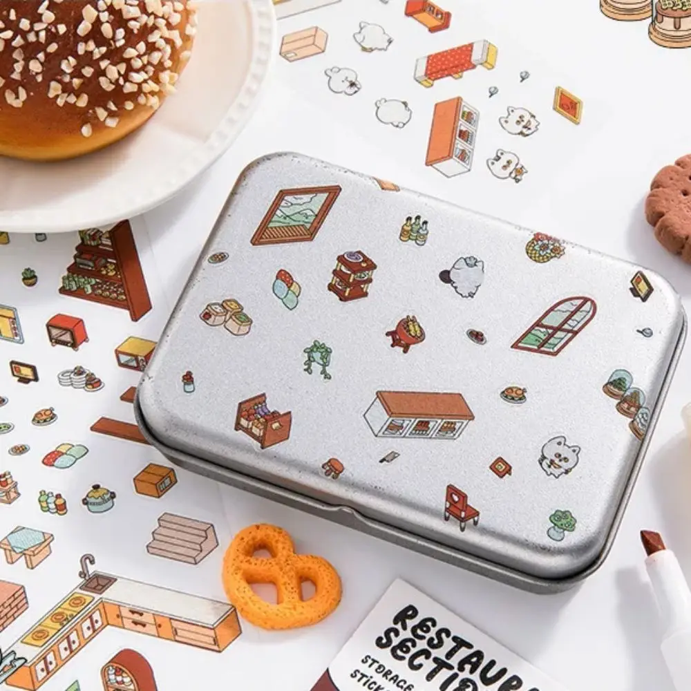 Ландшафтная серия для хранения 3D наклейка бумага сделай сам 4 в 1 трехмерная