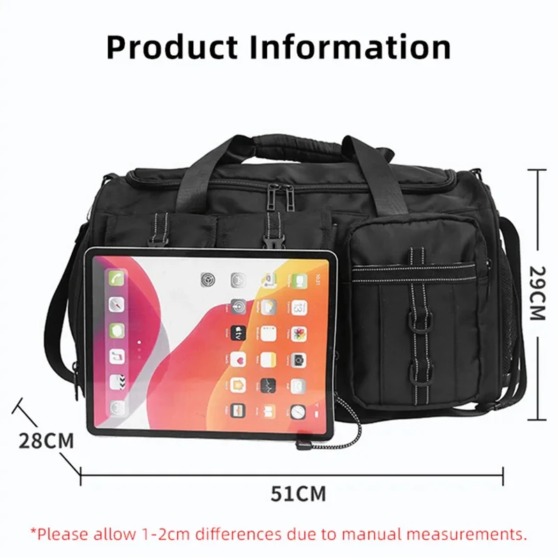 Большая многофункциональная сумка для тренажерного зала чемодан путешествий и